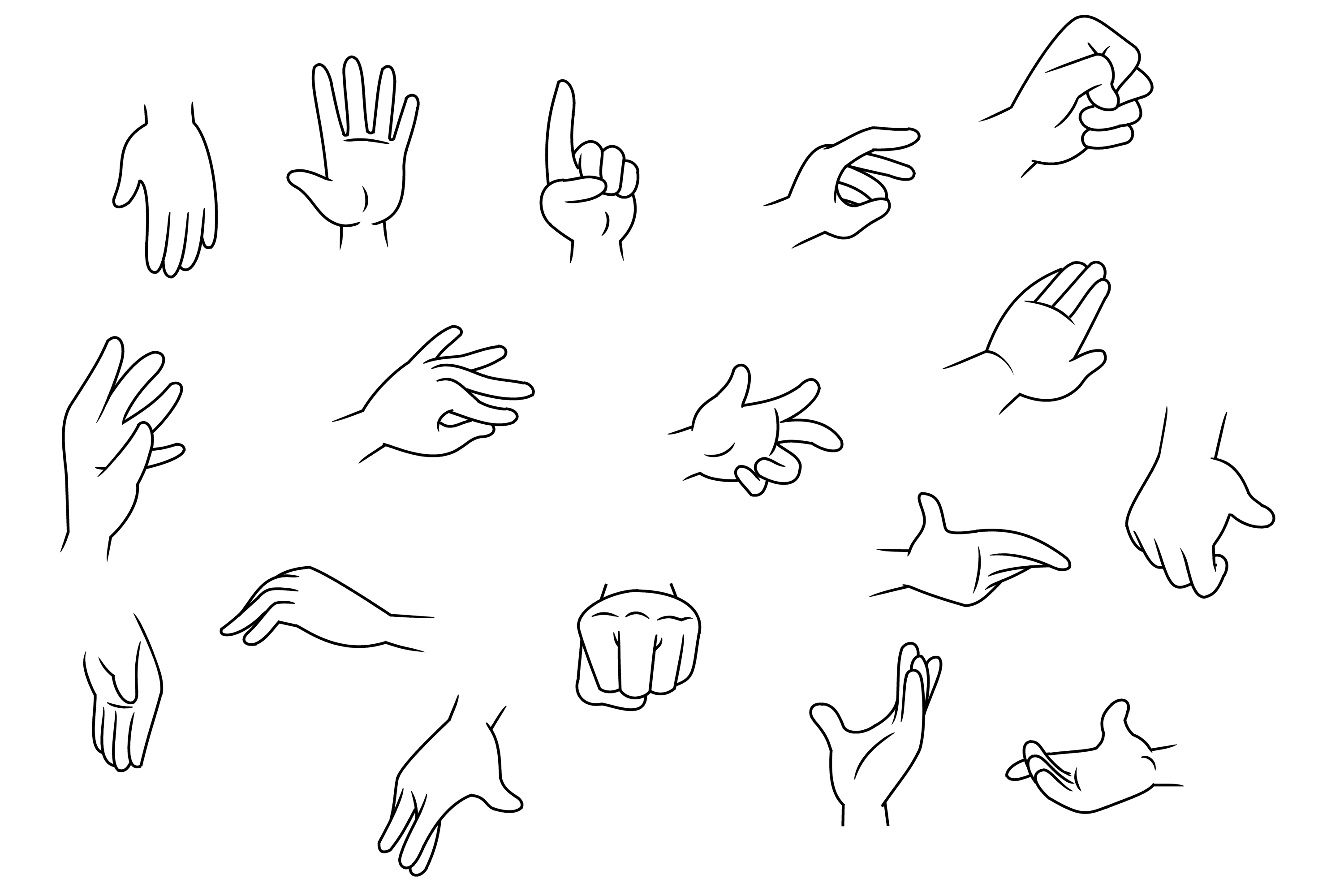 How To Draw Cartoon Hands