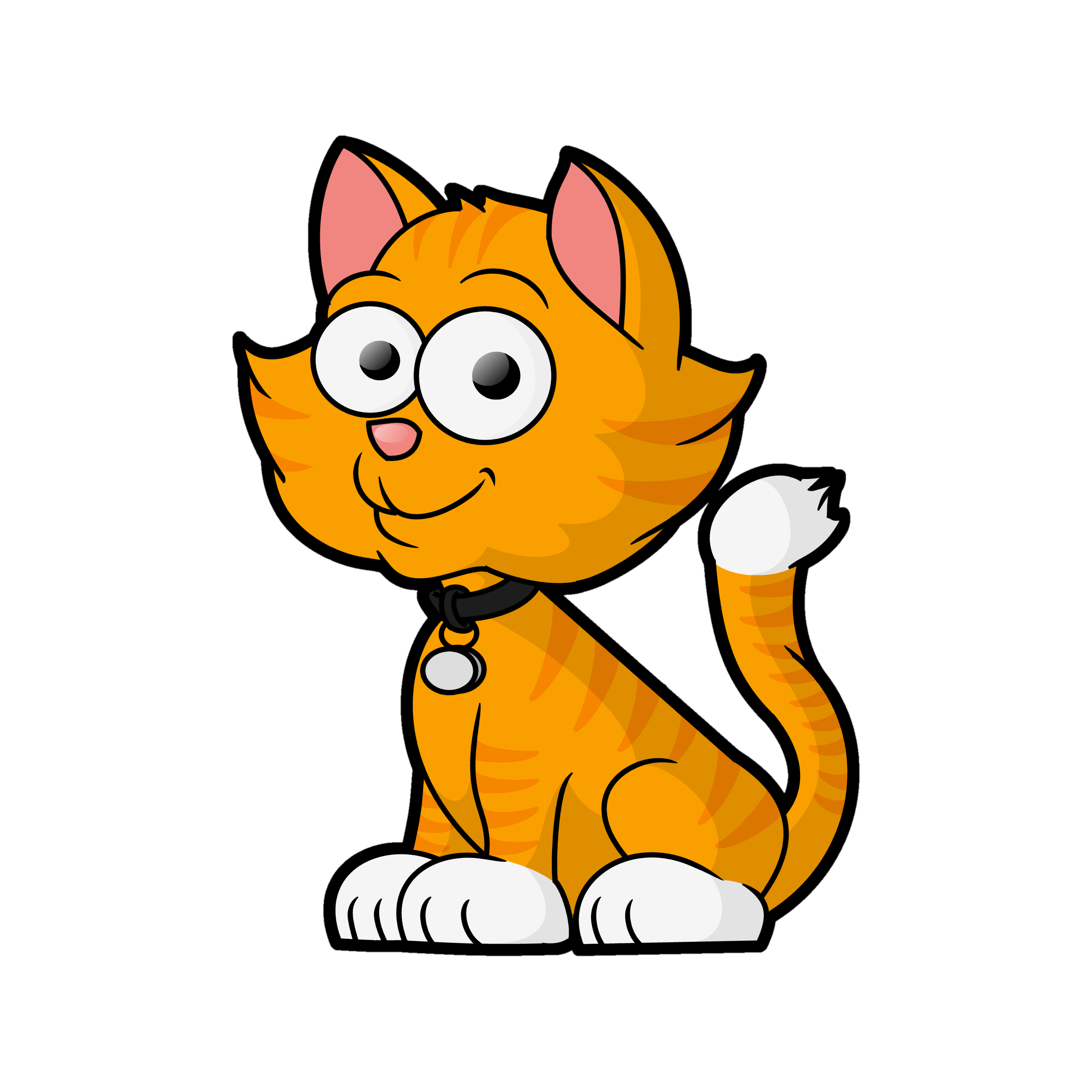 FREE Cartoon Cat Vector Clip Art - Jamie Sale