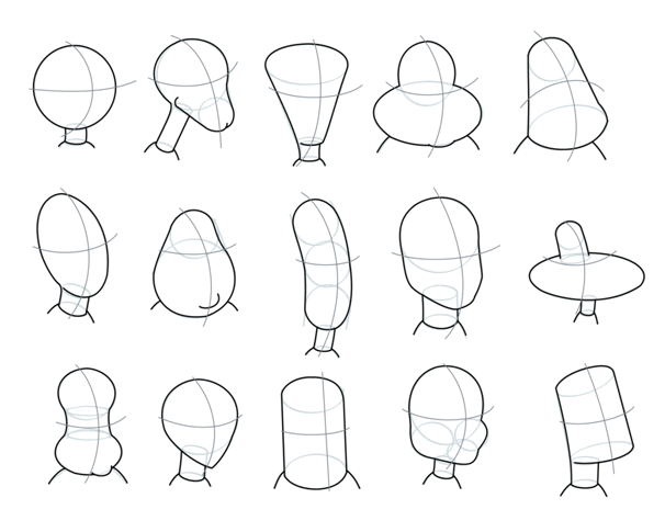 How To Draw Cartoon Heads