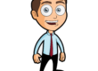 Business Man Cartoon Vector FREE