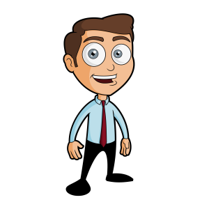 Business Man Cartoon Vector FREE