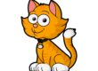 Cartoon Cat Vector Clip Art
