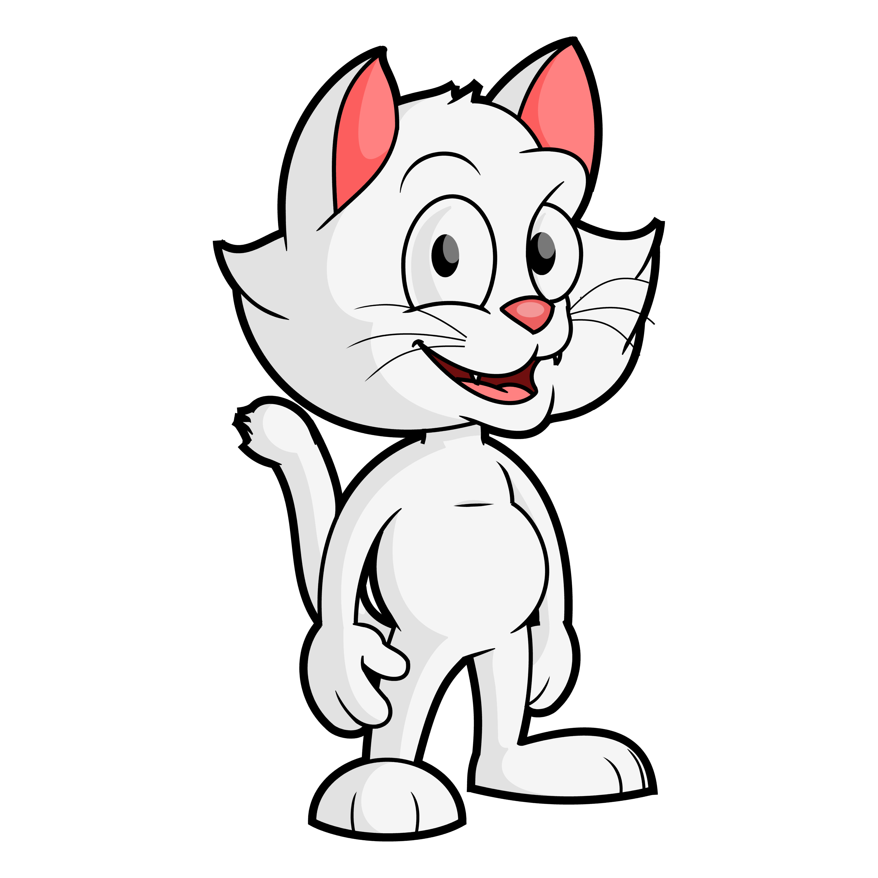 White cartoon