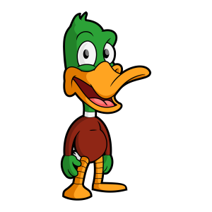 Free Cartoon Duck Vector
