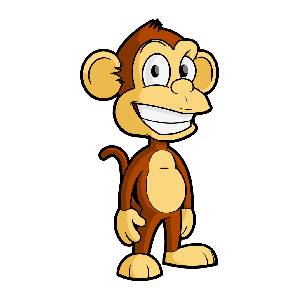 Download FREE Cartoon Monkey Vector Clip Art