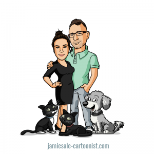 caricature-gift-pets