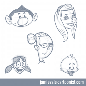 cartoon-face-sketches