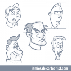 cartoon-faces-sketch