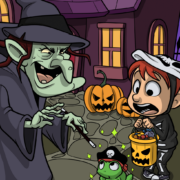 Halloween Cartoon, Cartoon Witch, Trick Or Treat Cartoon