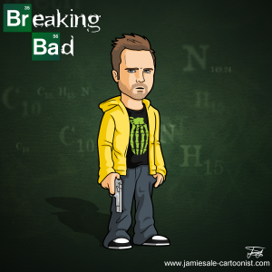 breaking bad jesse pinkman bitch cartoon character