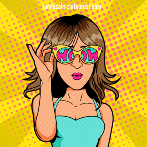 Pop Art Cartoon Illustration